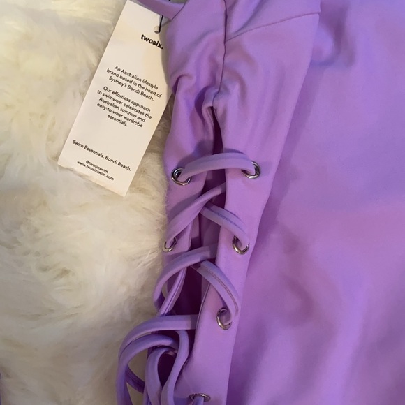 Free People x twosix Swim Anna Onepiece in Orchid - Picture 10 of 13